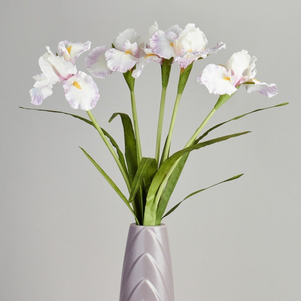 Цветок искусственный "розовый ирис" высота=95см. Lefard (287-579)