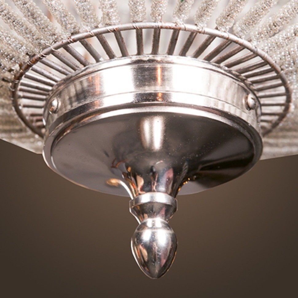 Люстра Казбах 4353LA, 61, каркас металл, стекло, бронза, Antique silver, RESTORATION HARDWARE