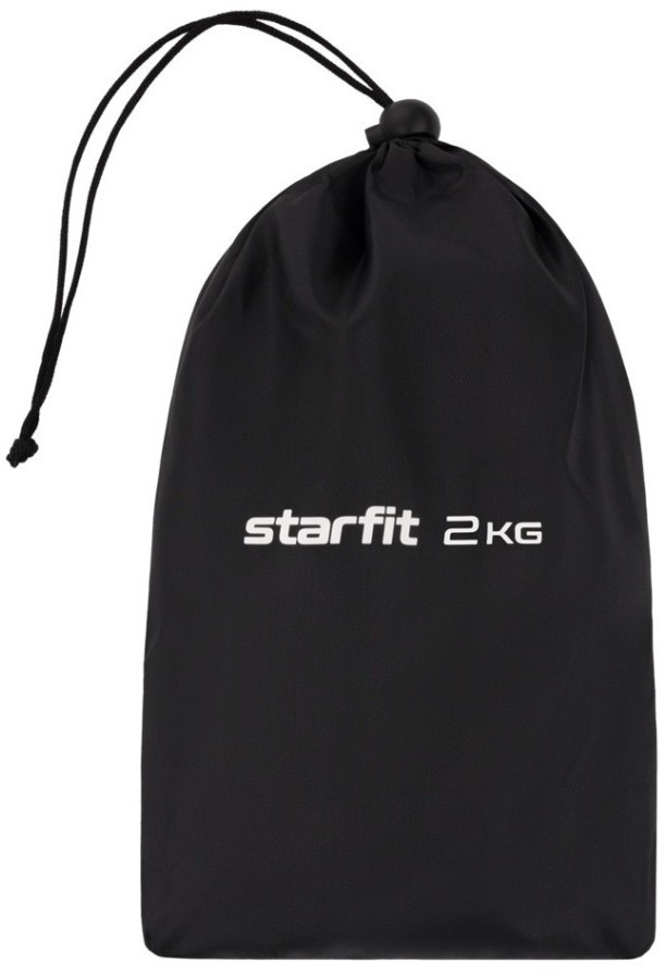 Утяжелители универсальные Starfit WT-502, 2 кг, фиолетовый/серый (2107895)