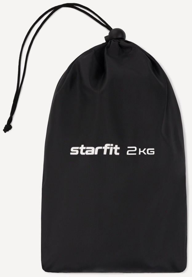 Утяжелители универсальные Starfit WT-502, 2 кг, фиолетовый/серый (2107895)