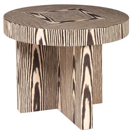 Стол журнальный Zebrano d60*52см (TT-00015009)