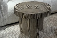 Стол журнальный Zebrano d60*52см (TT-00015009)