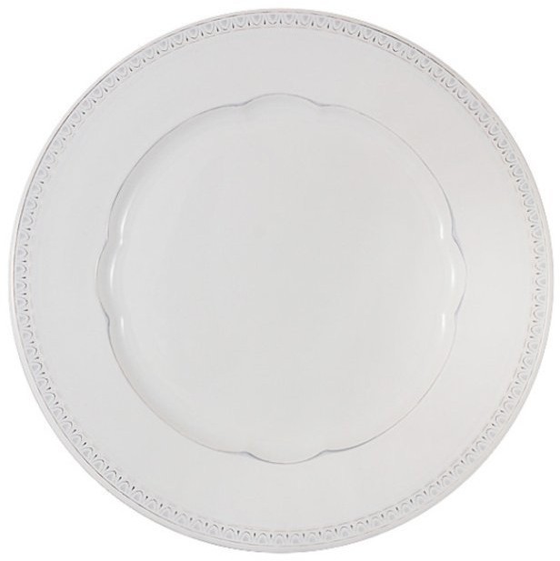 Тарелка обеденная Augusta белая, 27 см - MC-F566200005D0053 Matceramica