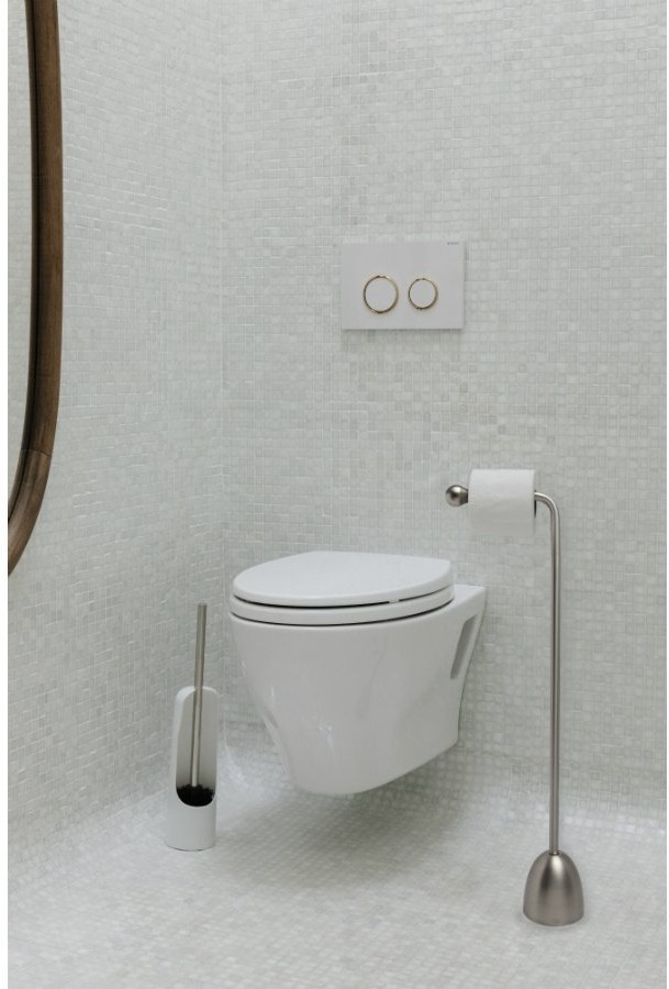 Держатель для туалетной бумаги heron, 68,6 см, никель (64690)