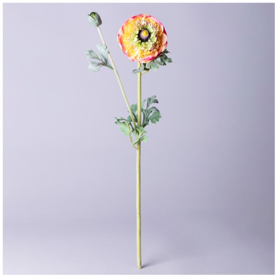 Цветок искусственный "ранункулюс" высота=55см. Lefard (287-529)