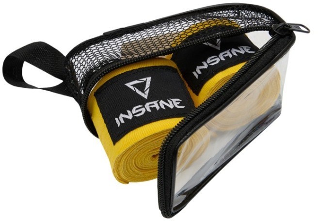 Бинт боксерский FIGHT, хлопок/нейлон, желтый, 4,5 м (2113791)