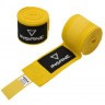 Бинт боксерский FIGHT, хлопок/нейлон, желтый, 4,5 м (2113791)