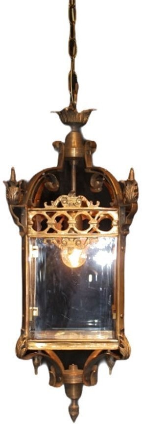 Светильник LatermShian, бронза, стекло, Gold antique, ROOMERS FURNITURE