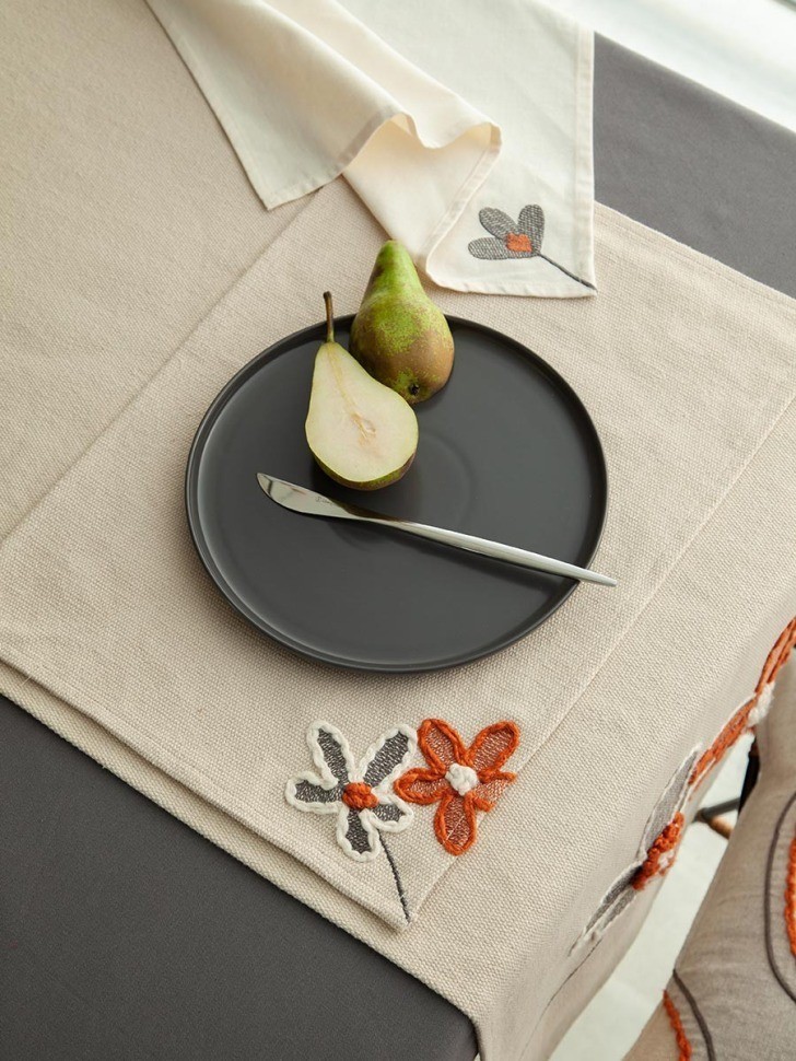 Салфетка под приборы stone flowers из коллекции ethnic, 33х48 см (79777)