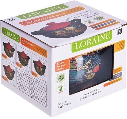 Сахарница 3пр 375мл Рябина LR (28394)