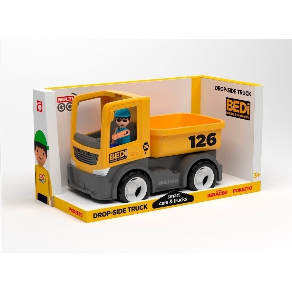 Строительный грузовик с водителем игрушка 22 см (27276EF-CH)