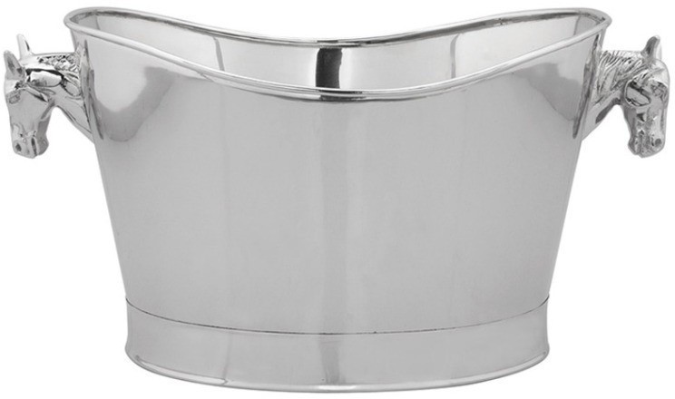 Емкость для охлаждения вина C337, металл, Shiny Nickel, ROOMERS FURNITURE