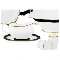 Столовый сервиз на 6 персон &quot;блэк квадро&quot; 28 пр. Lefard (586-360)