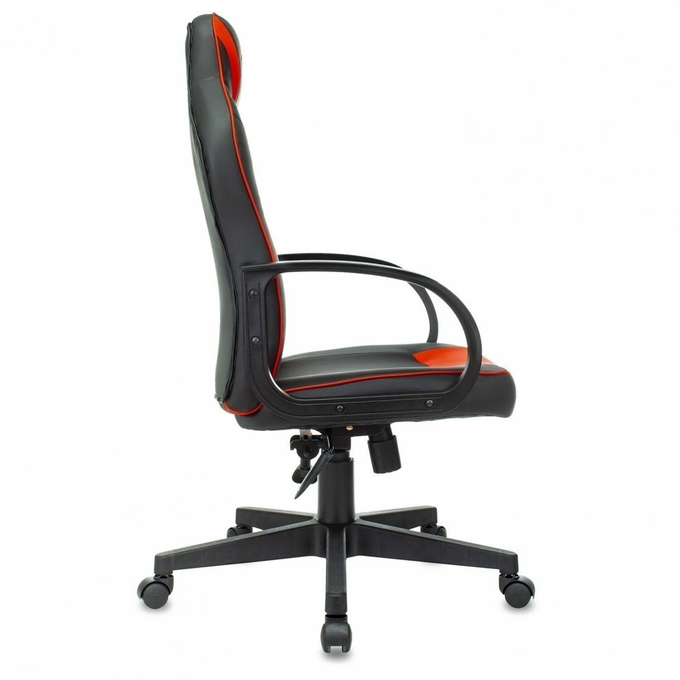 Кресло компьютерное BRABIX Game GM-017 экокожа/ткань черное/красное 532642 (94618)