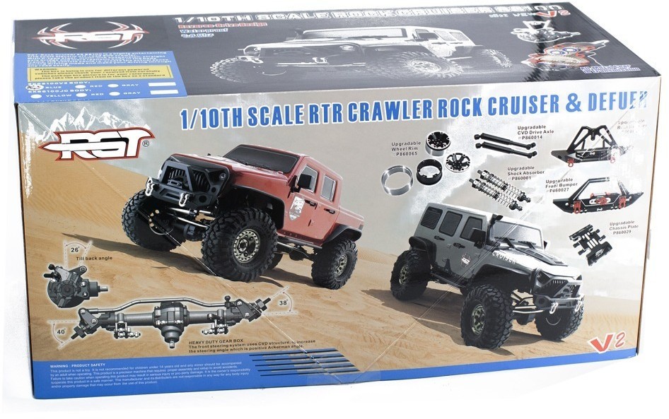 Радиоуправляемый краулер HSP RGT Defier 4WD 1:10 (EX86100JC-V2-R86299-3)