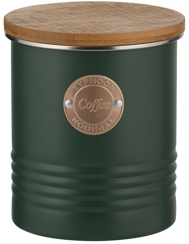 Банка для кофе living, 1 л, зеленая (73401)