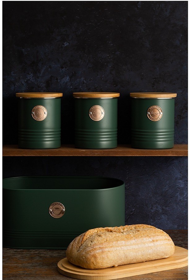 Банка для кофе living, 1 л, зеленая (73401)