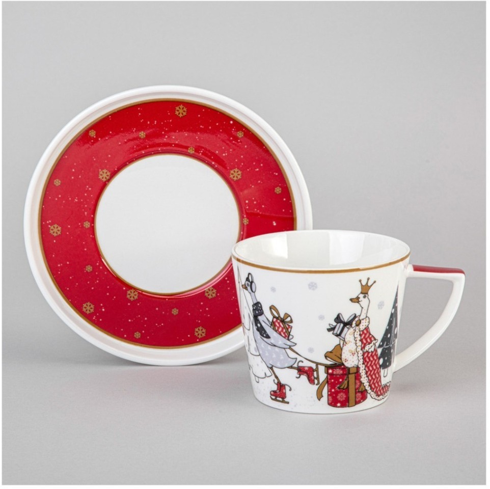 Чайная пара lefard "family christmas" 250 мл (425-162)