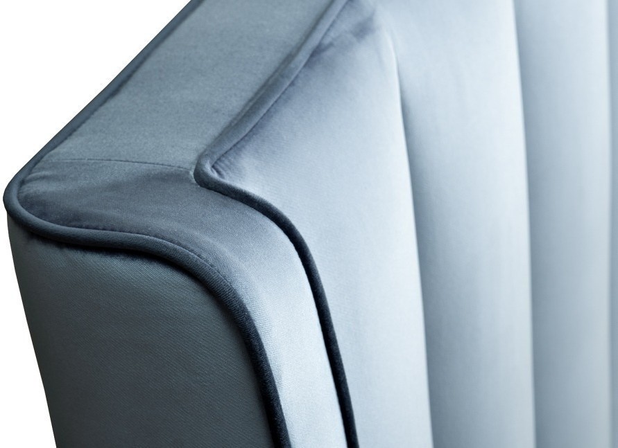 Кровать Odry c подъем.мех.вельвет синий Velv SIN 186*220*120 (TT-00016639)