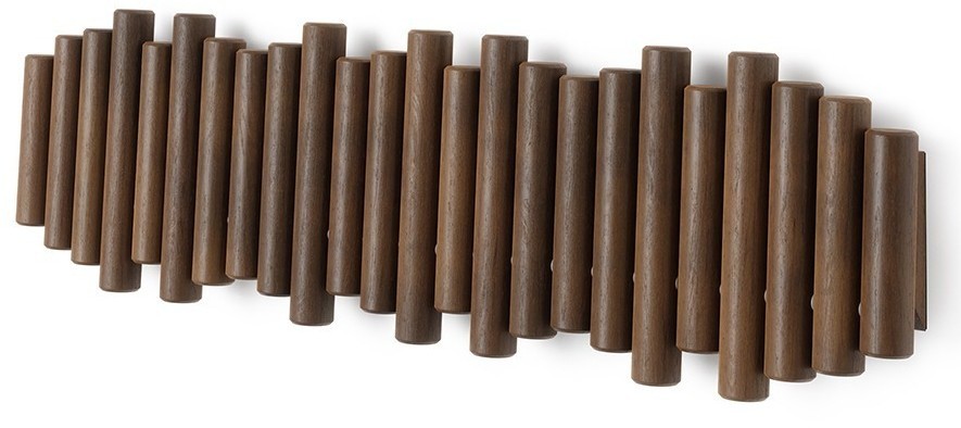 Вешалка настенная picket, 8 крючков, состаренный грецкий орех (79960)