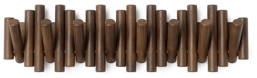 Вешалка настенная picket, 8 крючков, состаренный грецкий орех (79960)