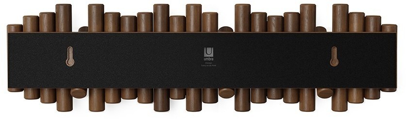 Вешалка настенная picket, 8 крючков, состаренный грецкий орех (79960)