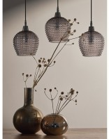 Светильник подвесной каскадный aurora, 110х18 см, серый (76561)