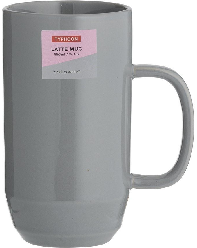 Чашка для латте cafe concept 550 мл темно-серая (68524)