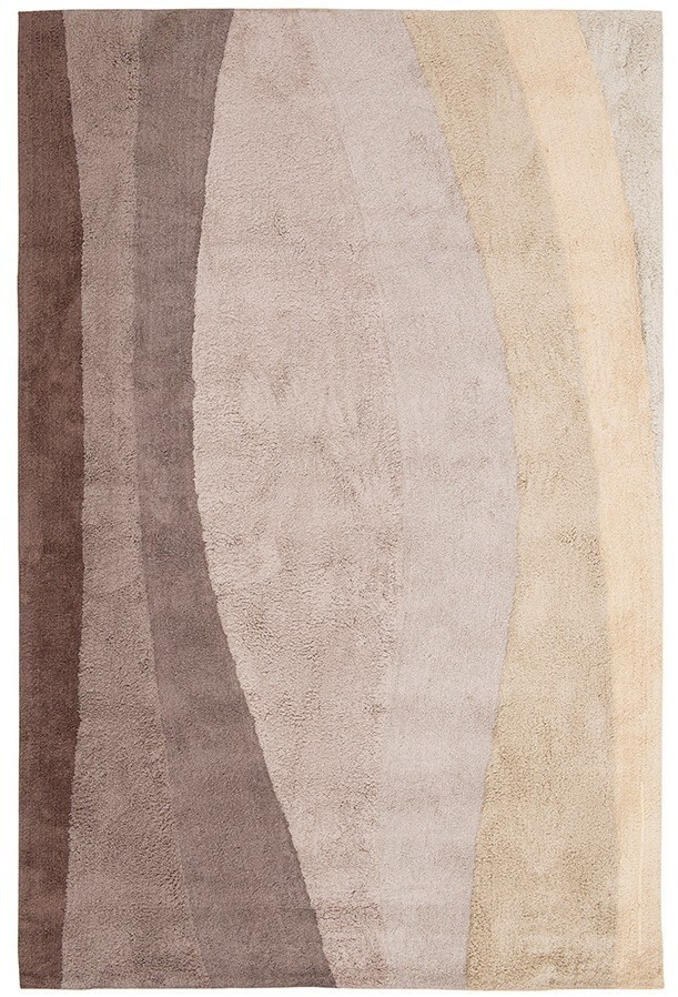 Ковер из хлопка с рисунком rice plantation из коллекции terra, 120х180 см (74495)