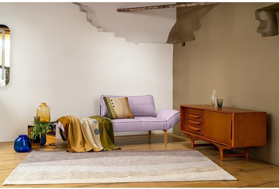 Ковер из хлопка с рисунком rice plantation из коллекции terra, 120х180 см (74495)