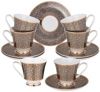 Чайный набор lefard &quot;мерцание&quot; hа 6 пер. 12 пр. 270 мл (770-222)