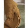Плед из шерсти цвета охры из коллекции essential, 130х180 см (77088)