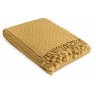Плед из шерсти цвета охры из коллекции essential, 130х180 см (77088)