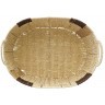 Корзина плетеная овальная bodhran chocolate из коллекции ethnic, размер l (77228)