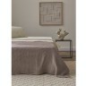 Покрывало вафельное из хлопка серо-бежевого цвета из коллекции essential, 230х250 см (77459)