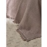 Покрывало вафельное из хлопка серо-бежевого цвета из коллекции essential, 230х250 см (77459)