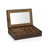 Andrea House Шкатулка для ювелирных изделий с зеркалом Brown AX67013