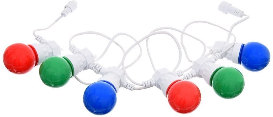 Уличная светодиодная гирлянда (мультиколор) Vegas Лампы 48 LED 2,4 м, 24V 55040 (64422)