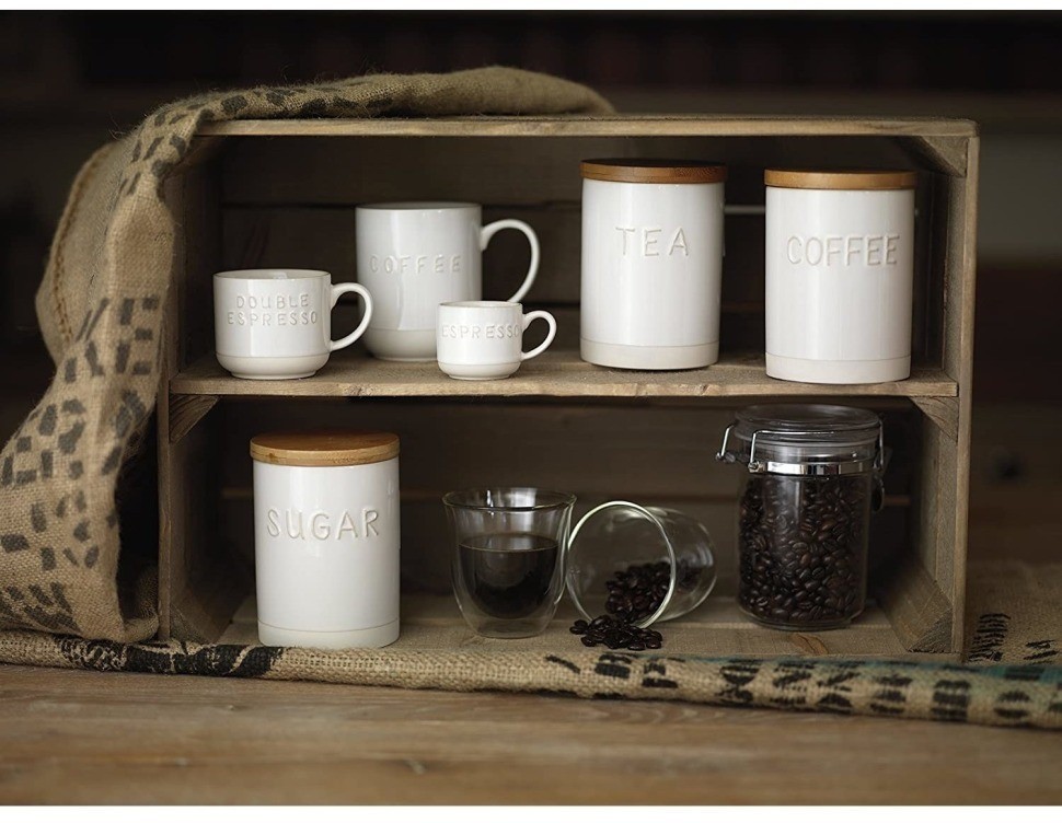 Kitchen Craft Набор 2 стаканов с подстаканниками La Cafetière 5187808