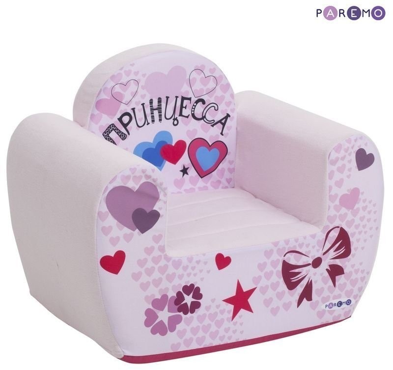 Бескаркасное (мягкое) детское кресло серии "Инста-малыш", #Принцесса, Цв. Мия (PCR317-14)