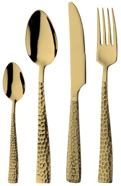 Нож столовый 1TG00003, нержавеющая сталь 18/10, PVD, gold, PINTINOX