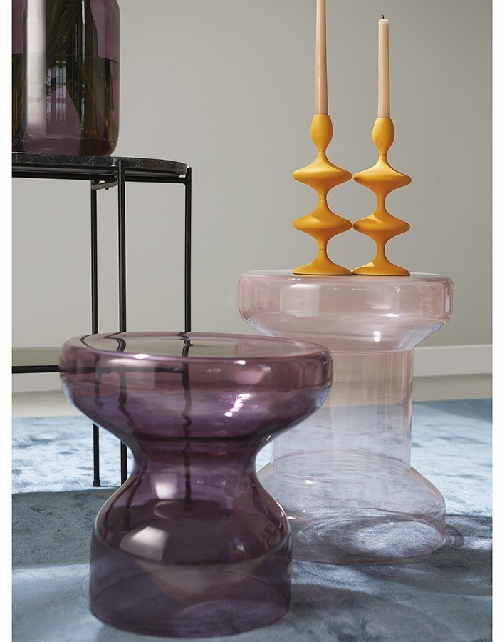 Столик журнальный bergdys, D41 см, сливовый (76308)