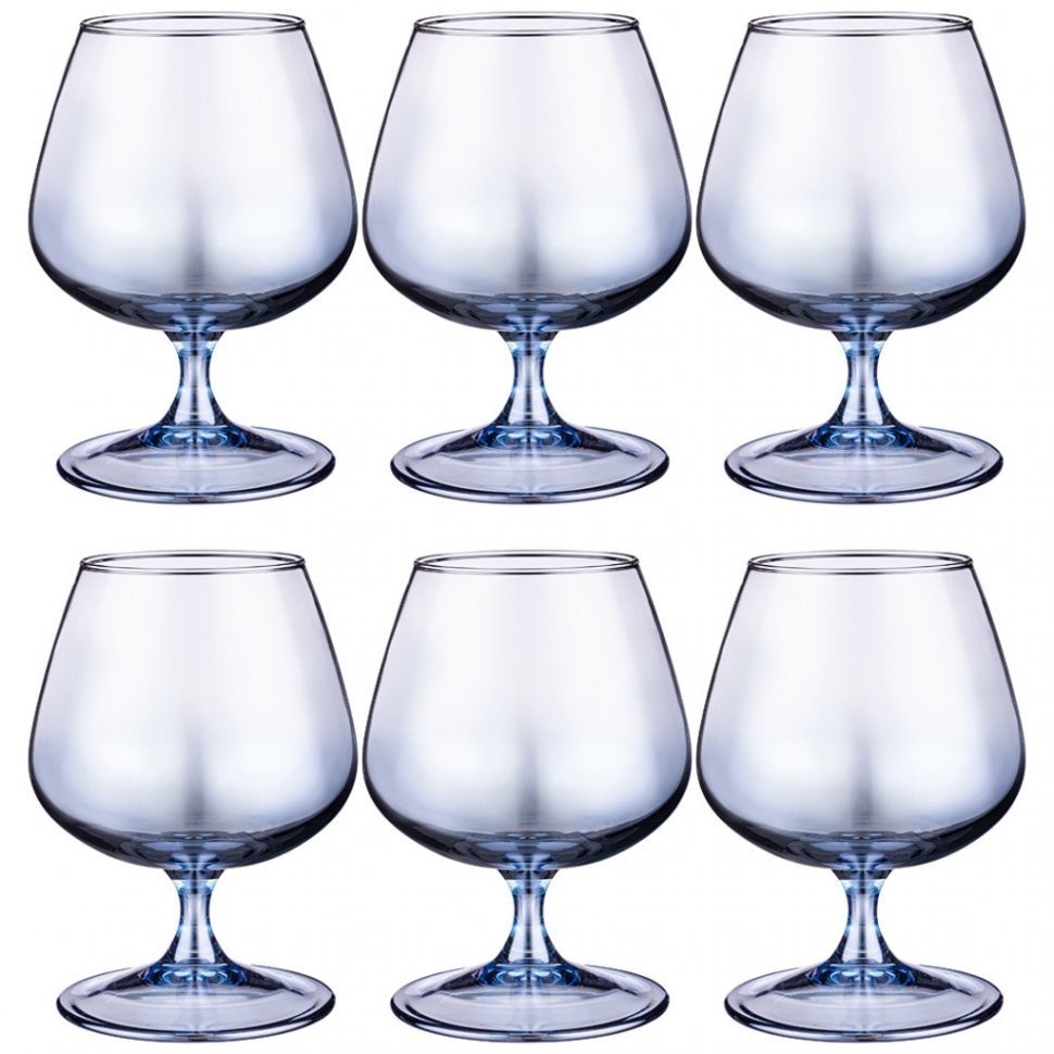 Набор бокалов для бренди из 6 шт "черное море омбре" 410 мл Акционерное Общество (194-729)