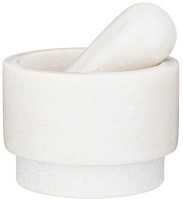 Двухсторонняя ступка agness с пестиком диаметр 14 см высота 10,5 см (925-124)