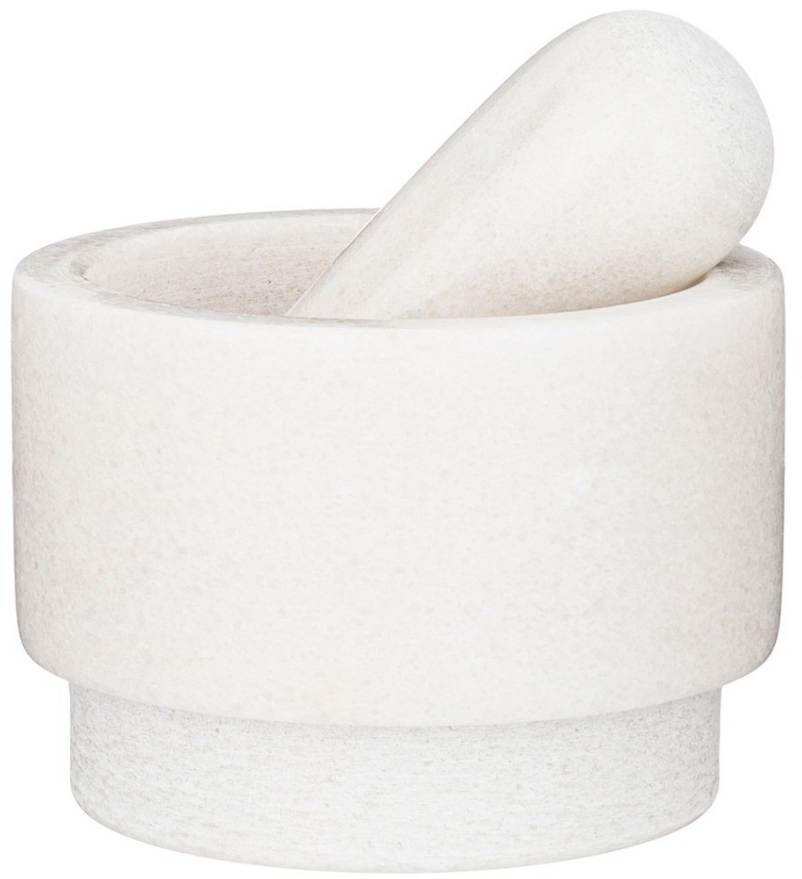 Двухсторонняя ступка agness с пестиком диаметр 14 см высота 10,5 см (925-124)