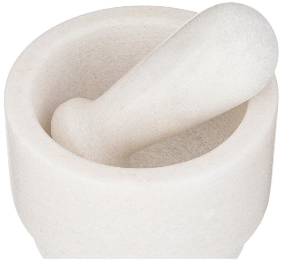 Двухсторонняя ступка agness с пестиком диаметр 14 см высота 10,5 см (925-124)