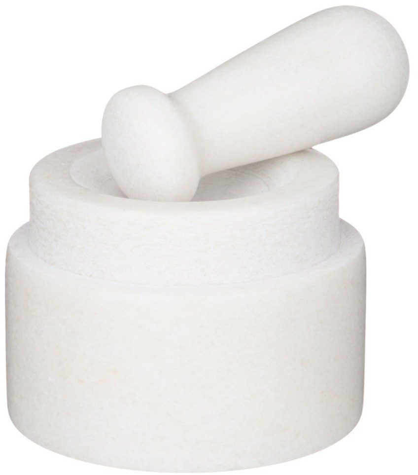 Двухсторонняя ступка agness с пестиком диаметр 14 см высота 10,5 см (925-124)