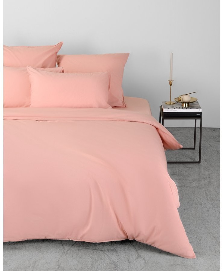 Набор из двух наволочек цвета пыльной розы из органического стираного хлопка из коллекции essential, 50х70 см (69387)