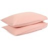 Набор из двух наволочек цвета пыльной розы из органического стираного хлопка из коллекции essential, 50х70 см (69387)