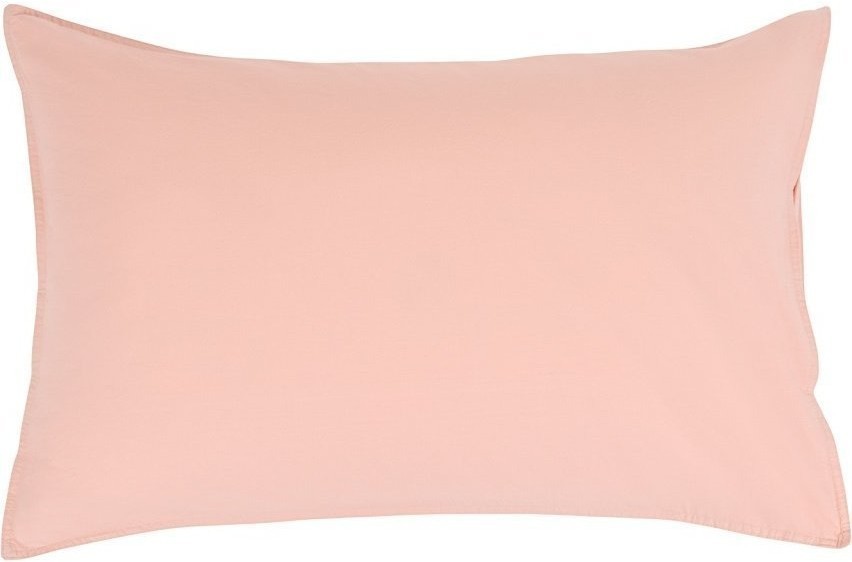 Набор из двух наволочек цвета пыльной розы из органического стираного хлопка из коллекции essential, 50х70 см (69387)